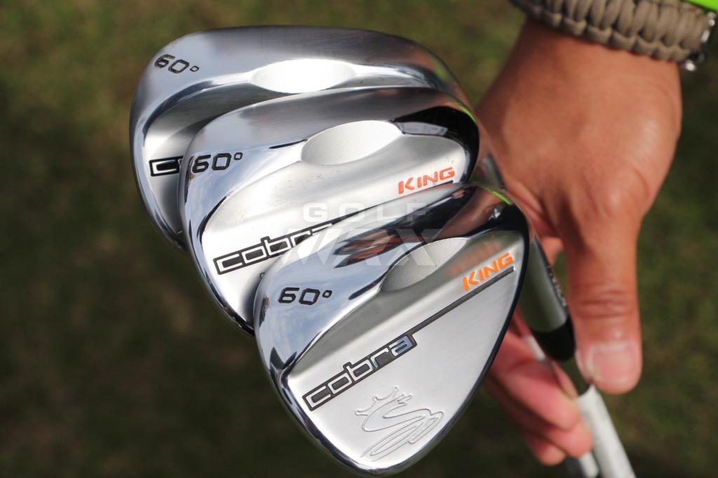 Cobra's new King wedges, with 3 