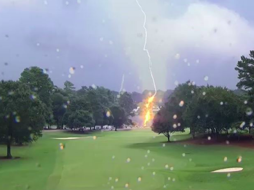 Lightning strike at Tour Championship injures six spectators; play to be  resumed Sunday morning – GolfWRX