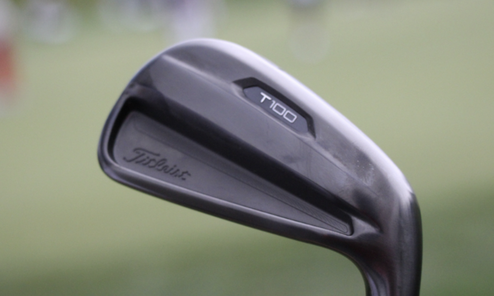 GolfWRX Spotted Cam Smith’s 2021 Titleist T100 irons with black finish