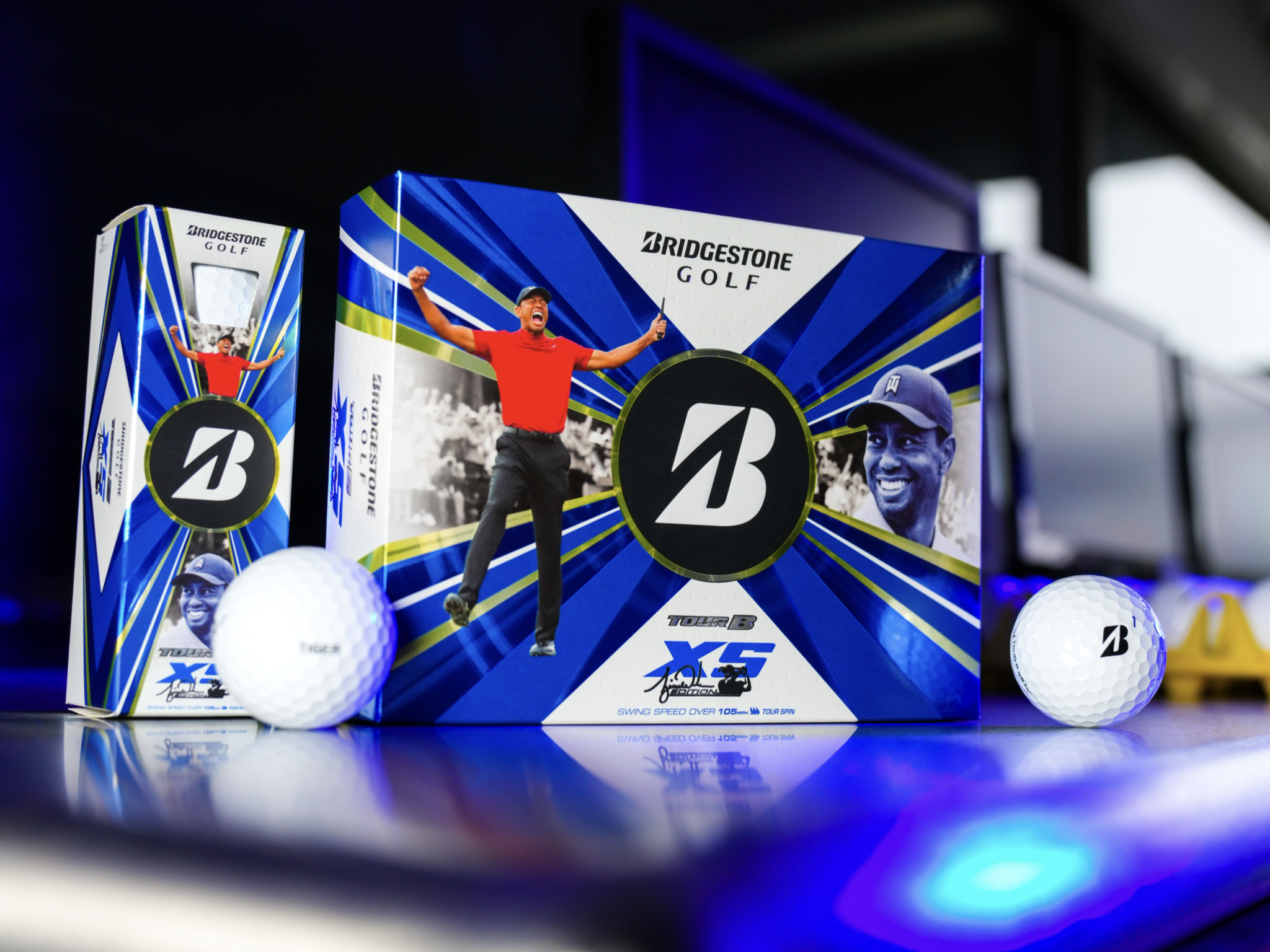 Bridgestone launches new Tour B XS Tiger Woods edition golf balls