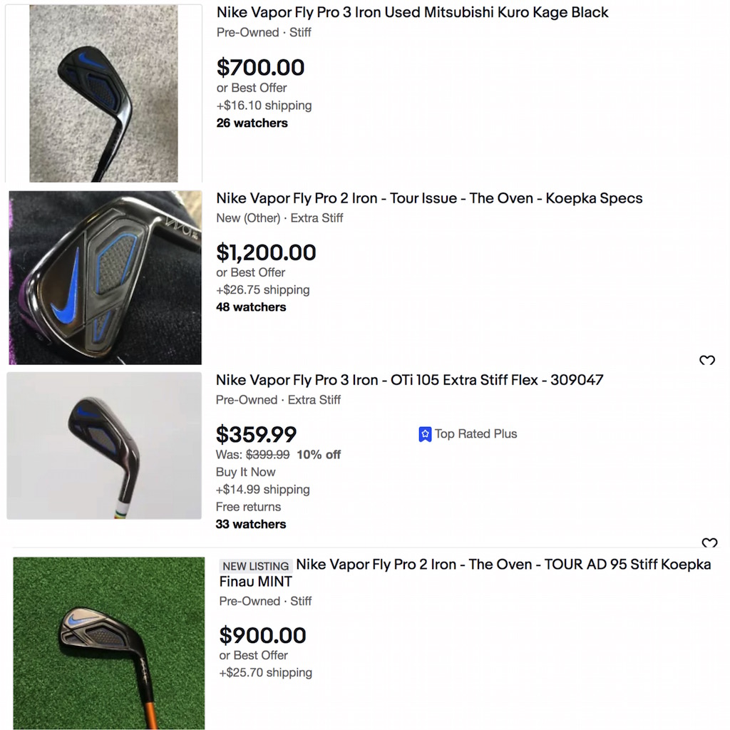 klok Luidruchtig straf Tony Finau's old Nike driving iron sells for ABSURD money on eBay – GolfWRX